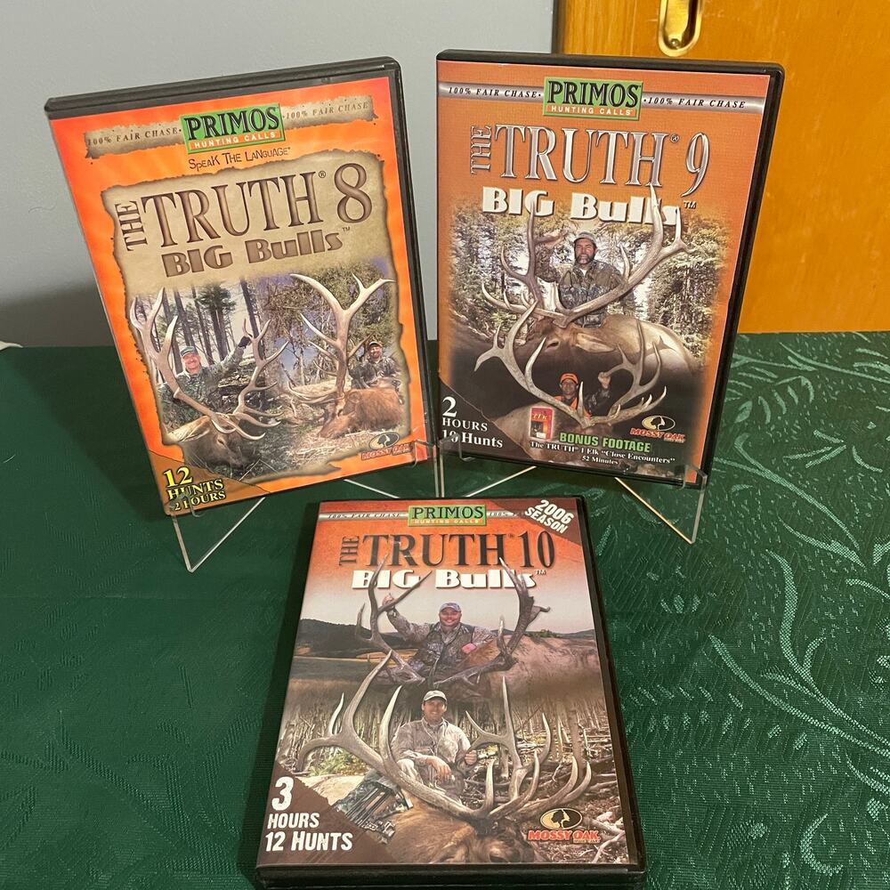 3 PRIMOS The Truth Big Bulls 34 HUNTS 8 9 10 Hunting Deer Mossy Oak
